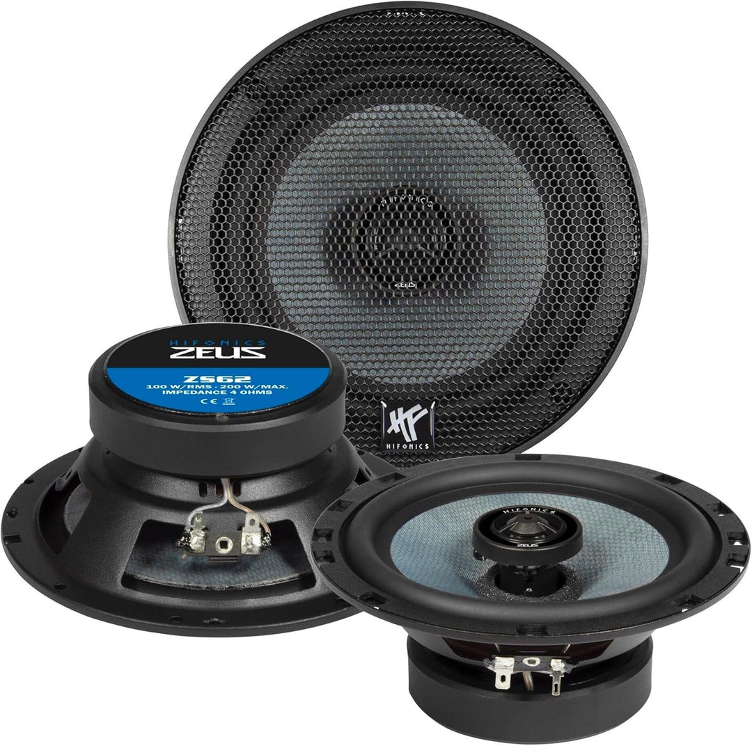 Hifonics ZS-62 2-Wege Koaxial-Einbaulautsprecher 200W Inhalt: 1St.