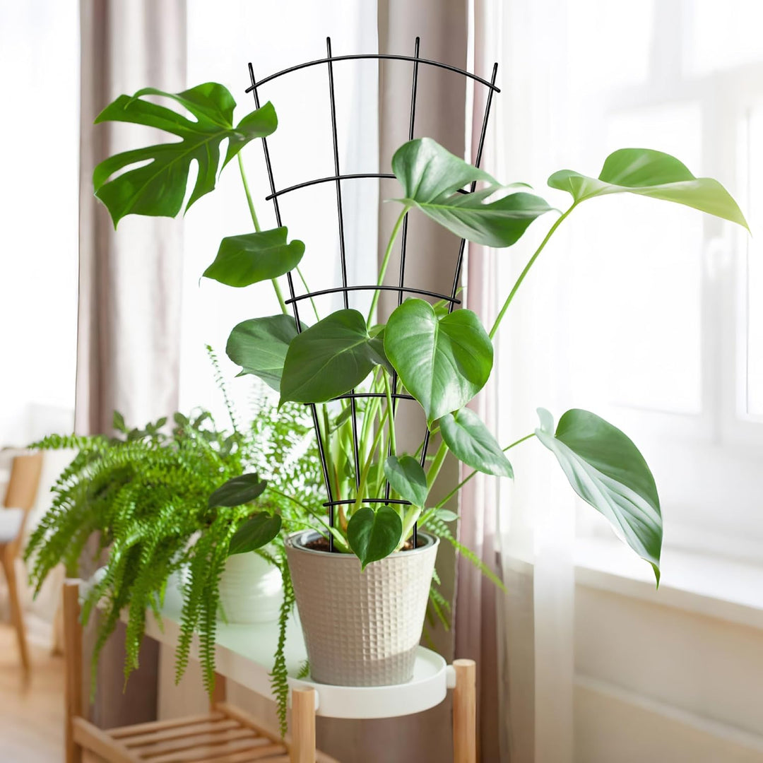Thealyn 4er Pack 60cm / 23 Zoll Indoor-Pflanzen-Trellis für kletternde Topfpflanzen, Outdoor Metall