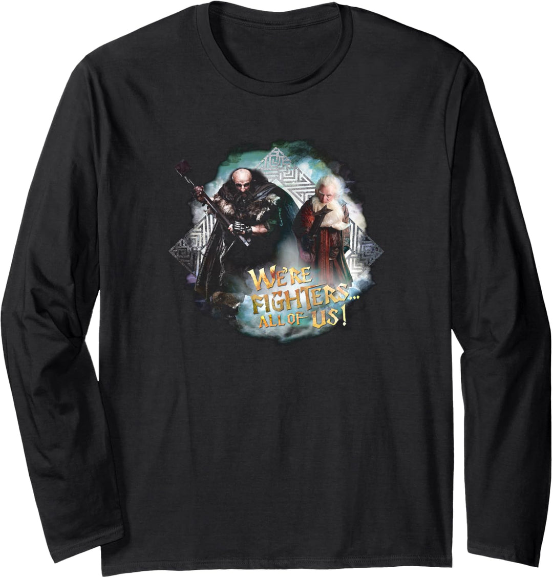 Hobbit We Are Fighers Langarmshirt