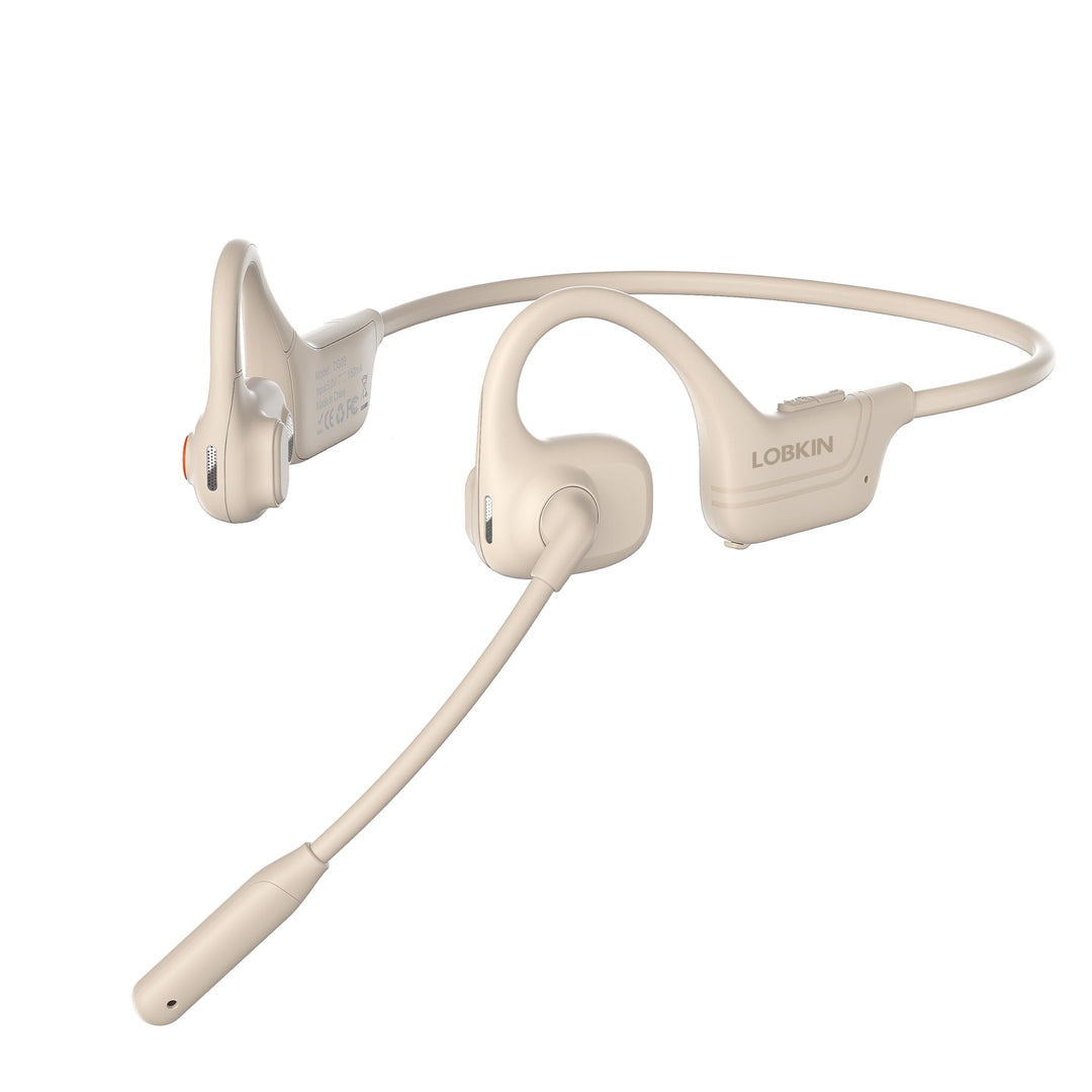 LOBKIN Kopfhörer Bluetooth Headset mit Mikrofon, Open Ear Kopfhörer Bluetooth 5.3 Luftleitungskopfhö