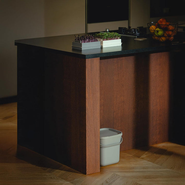 Urbalive Design Biomülleimer Küche 8L mit herausnehmbarem Sieb - Komposteimer Küche mit Deckel - Kle