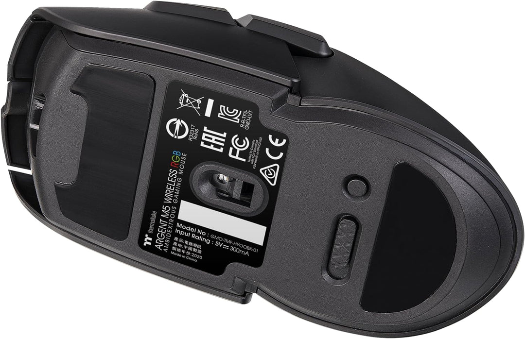 Thermaltake Argent M5 Wireless RGB Gaming Mouse Argent M5 Wireless Silver Switch, Argent M5 Wireless