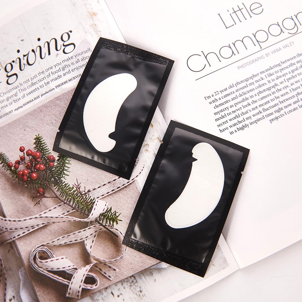 Lunamoon 100 Paar Augenpads Wimpernverlängerung Wimpernpads Wimpernverlängerung Pads Eyelash Extensi