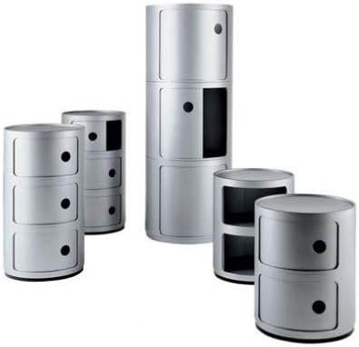 Kartell 496709 Container Componibili schwarz Modern Schwarz, Modern Schwarz
