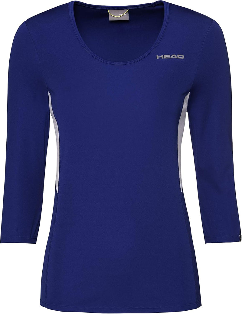 HEAD Damen Club Tech 3/4 Shirt W Tennisbekleidung, S