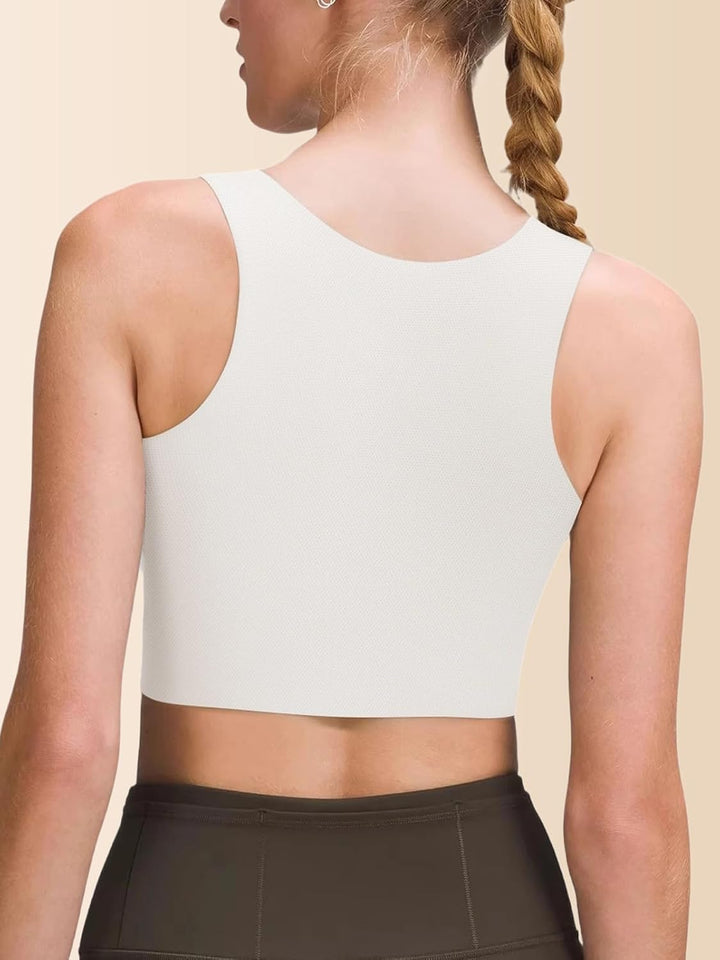 Trans Binder Transgender FTM Brust Binder für Damen Atmungsaktive Halb Kompression BH Weiss 3XL, Wei