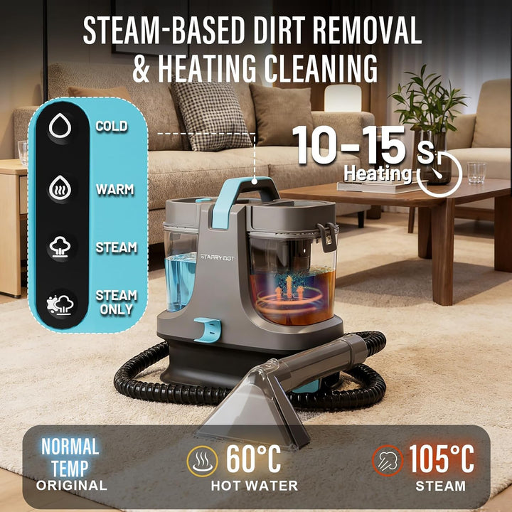 STARRYBOT 1500W Tragbarer Waschsauger