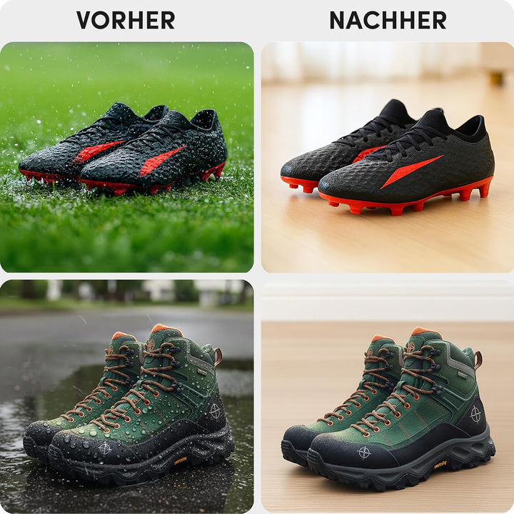 Schuhtrockner & Stiefeltrockner für 2 Paar Schuhe mit Timer – ideal für Sportschuhe, Fussballschuhe,