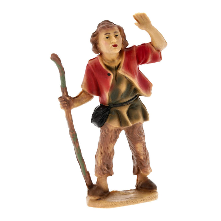 Marolin Hirte spähend, zu 12cm Fig. (Kunststoff)
