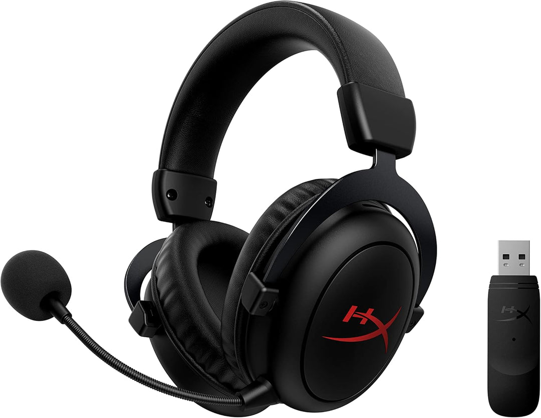 HyperX Cloud II Core Wireless - Gaming Headset for PC, DTS Headphone:X Spatial Audio, Memory Foam Ea