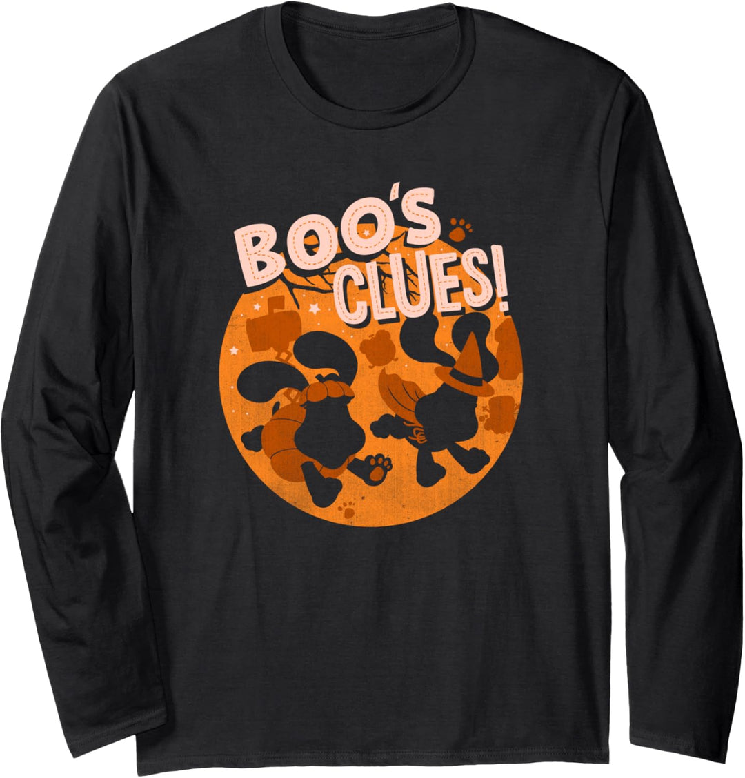 Blue's Clues & You Halloween Boo's Clues Silhouettes Langarmshirt