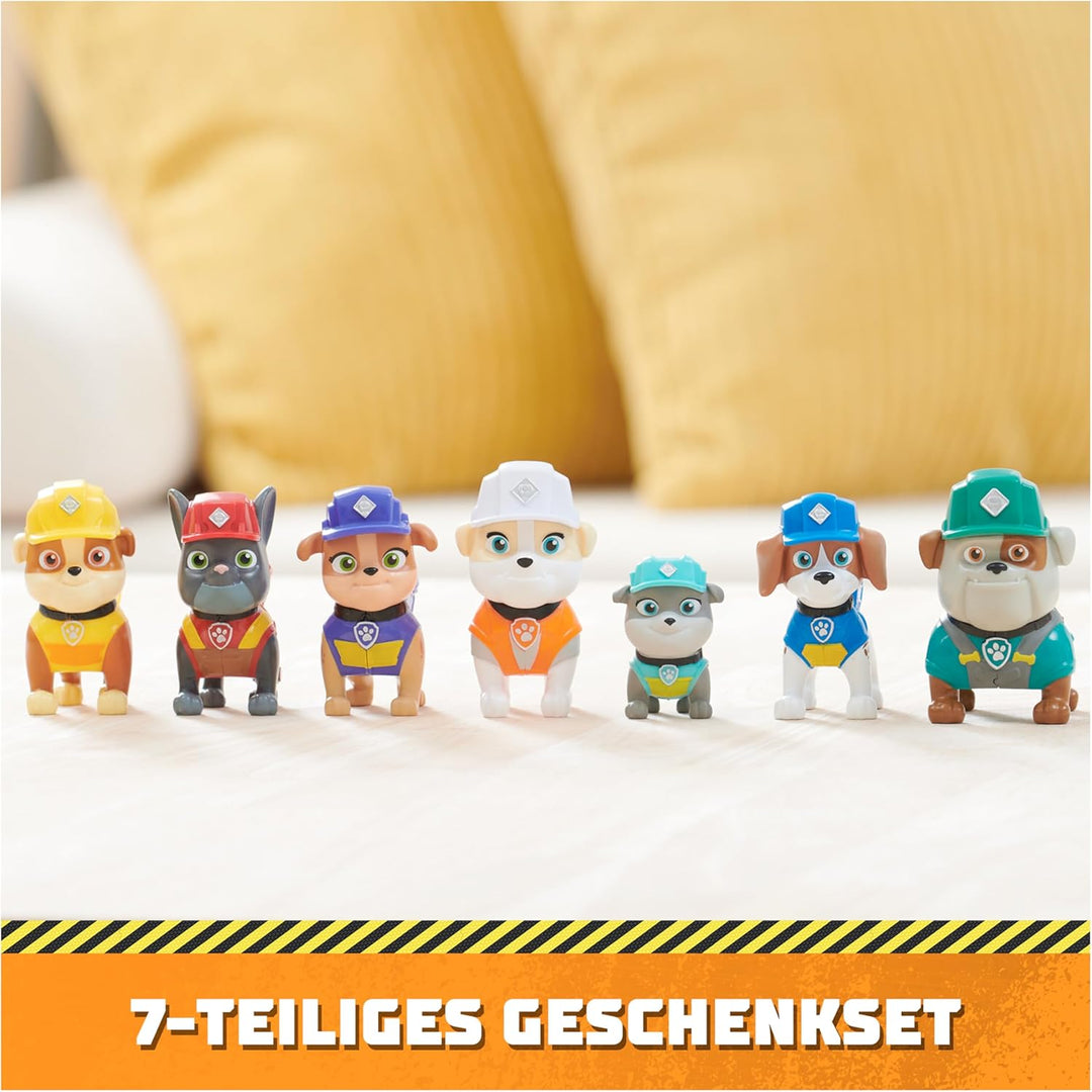 Rubble & Crew - Spielfiguren-Geschenkset mit 7 Hundefiguren zum Sammeln, Spielzeugfiguren, Spielzeug