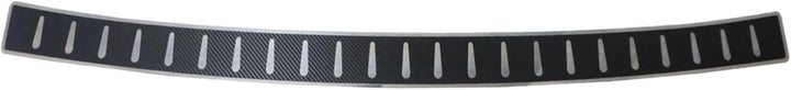 OMAC Ladekantenschutz Stossstange kompatibel mit VW Multivan T5 2003-2015 Chrom Kohlefaserfolien Ede
