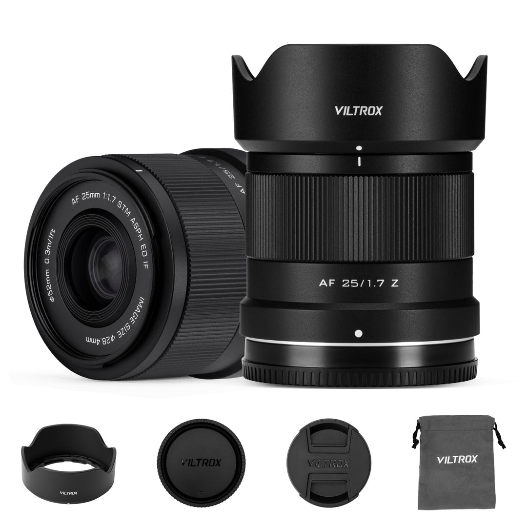 VILTROX 25mm F1.7 Air Z Pocket Portability Lens AF F/1.7 Z-Mount Portable Shot für Nikon Einsteigero