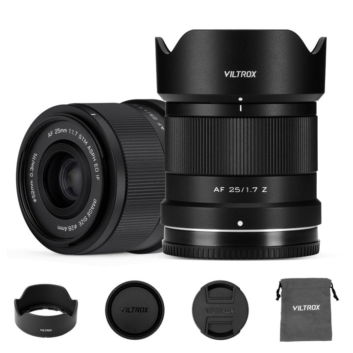 VILTROX 25mm F1.7 Air Z Pocket Portability Lens AF F/1.7 Z-Mount Portable Shot für Nikon Einsteigero