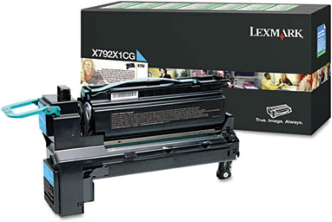 Lexmark X792X1CG X792 Tonerkartusche extra Hohekapazität 20.000 Seiten 1er-Pack Return Program, cyan