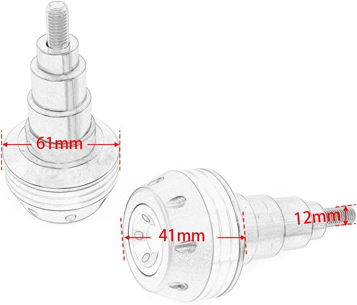 Sturzpads Rahmenschutz Sturzschutz Frame Sliders Motorrad für MT07 MT-07 MT 07 2015-2023 2024(schwar