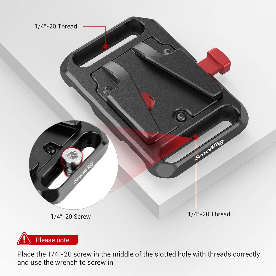 SMALLRIG Mini V Mount Batterieplatte Kamera Akku Platte Camera Battery Plate - 2987
