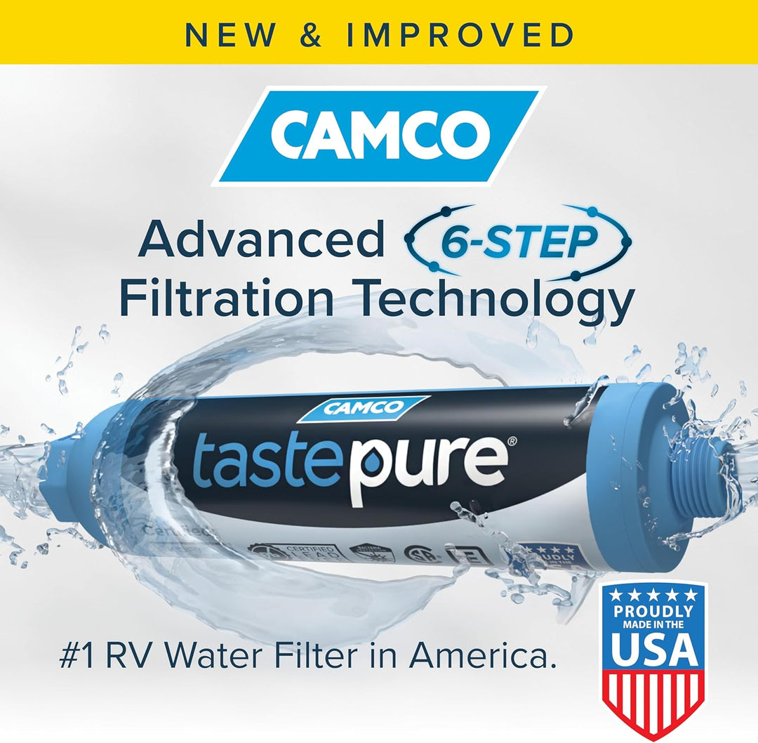Camco 40013 TastePure KDF/Carbon Wasserfilter, Blau
