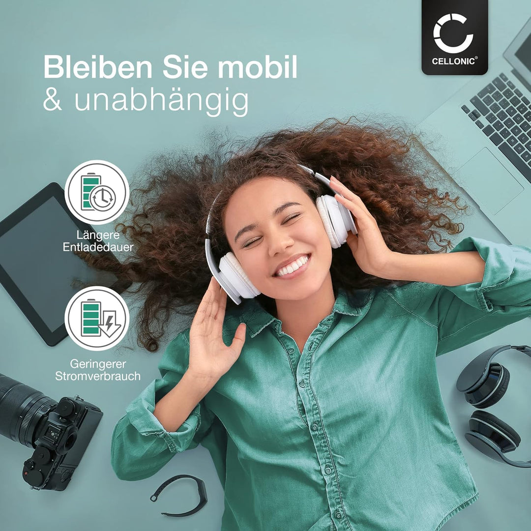 CELLONIC, Lautsprecherakku kompatibel mit Sony SRS-X55, SRS-X77 (2600mAh, 7.4V) Ersatzakku ST-04 1x