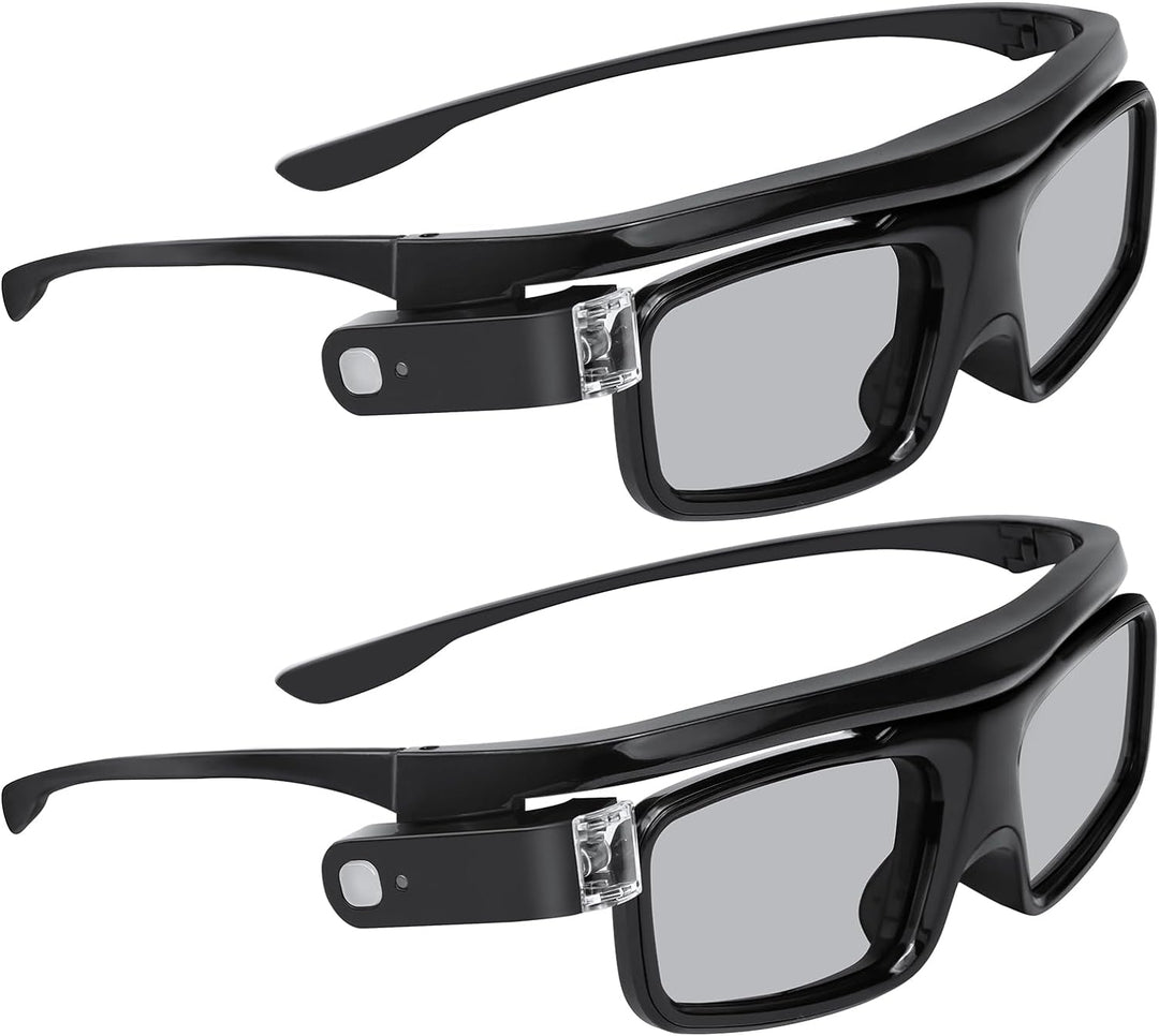 NexiGo DLP-Link 3D-Brillen, wiederaufladbare 3D-Aktiv-Shutter-Brillen kompatibel mit Aurora, Aurora