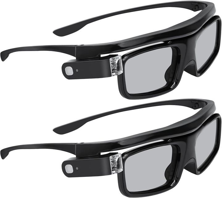 NexiGo DLP-Link 3D-Brillen, wiederaufladbare 3D-Aktiv-Shutter-Brillen kompatibel mit Aurora, Aurora