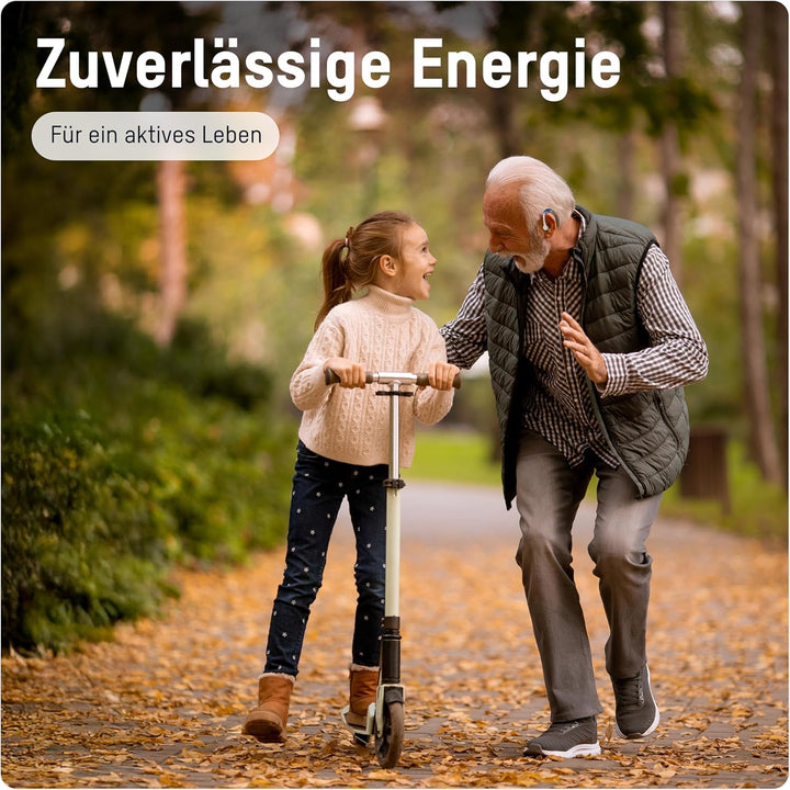 ANSMANN Hörgerätebatterien 312, 60 Stück, Batterien Typ 312 P312 ZL3 PR41, braun, Zink-Luft, Sparpac