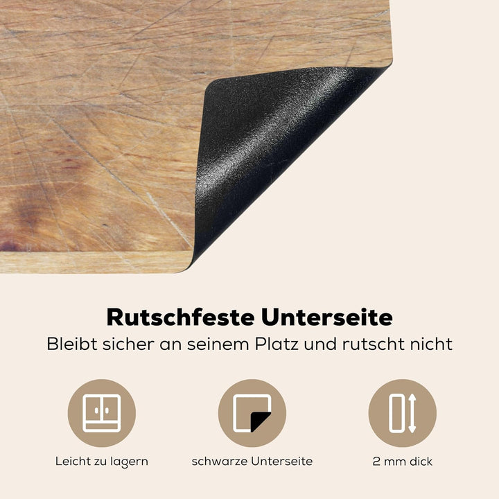 KitchenYeah© Herdabdeckplatte Einteilig Küche Herdabdeckung Induktionsfeld Ceranfeld Herdabdeckplatt