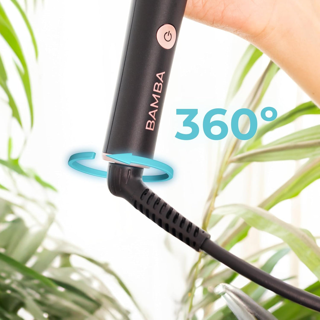 Cecotec Handbetriebener Lockenstab SurfCare TwistWaves, 43W, Lockenwickler mit 25 mm Durchmesser und