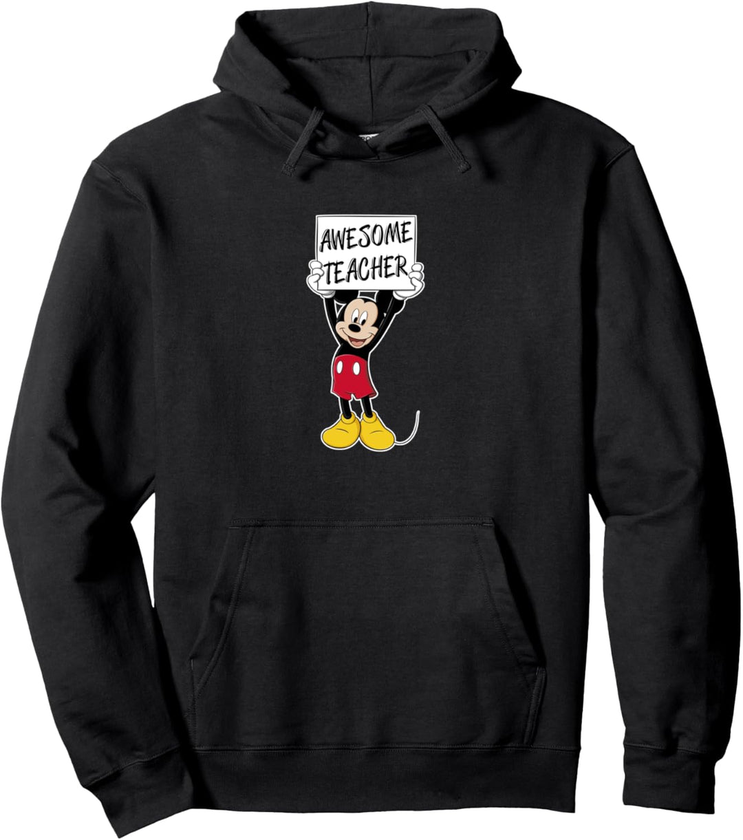 Disney Mickey Mouse Awesome Teacher Sign Pullover Hoodie
