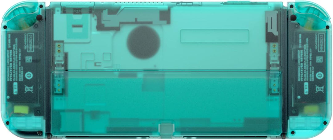 eXtremeRate Full Hülle für Nintendo Switch OLED, DIY-Ersatz Konsole case & Kickstand, NS Joycon Gehä