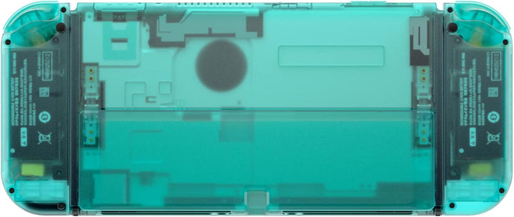 eXtremeRate Full Hülle für Nintendo Switch OLED, DIY-Ersatz Konsole case & Kickstand, NS Joycon Gehä