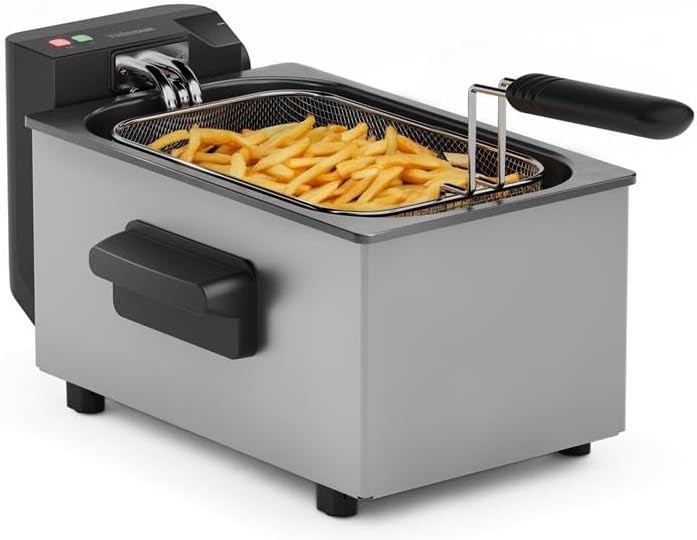 Tristar Fritteuse 3 l 2000 W Silber, Schwarz