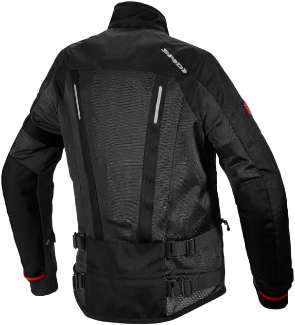 SPIDI Tech Armor Textil Motorradjacke schwarz M