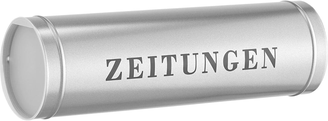 Burg-Wächter Zeitungsrolle mit Seitendeckel, Briefkastenergänzung, Rund, Verzinkter Stahl, 800 SI, S