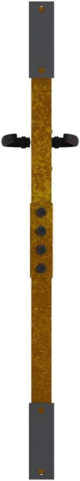 vidaXL Gartentor, Gartentür mit Bambus-Design, Abschliessbar Hoftor Eingangstor für Garten Terrasse,