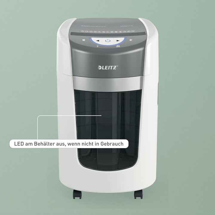 Leitz IQ Optimax Home Office 225 P5 Aktenvernichter, Mikroschnitt, Bis 6 Blatt 80 g/m², 45 Prozent m