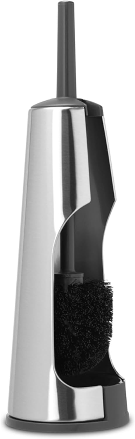 Brabantia Toilettenbürstengarnitur Classic - Brilliant Steel Brilliant Steel Toilettenbürste und Hal