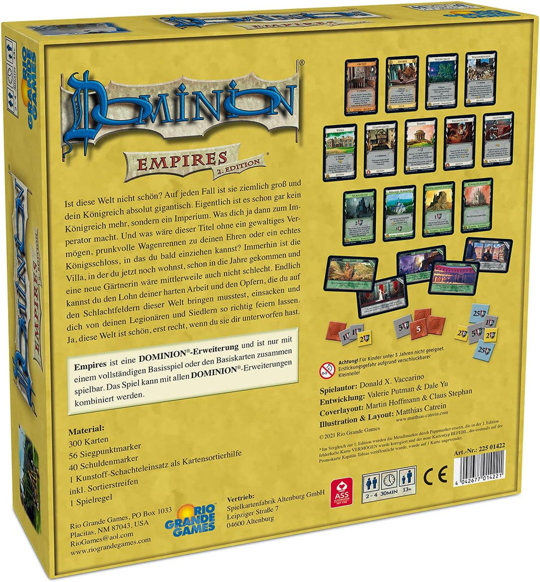Rio Grande Games Dominion Erweiterung - Empires (2. Edition), Empires (2. Edition)
