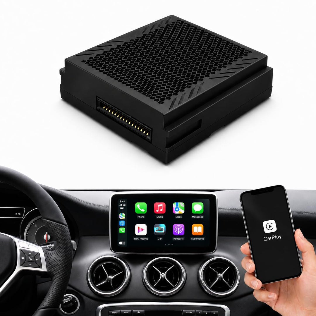 Wireless CarPlay &amp; Android Auto Modul für Mercedes NTG 4.5/4.7 Becker-Slot