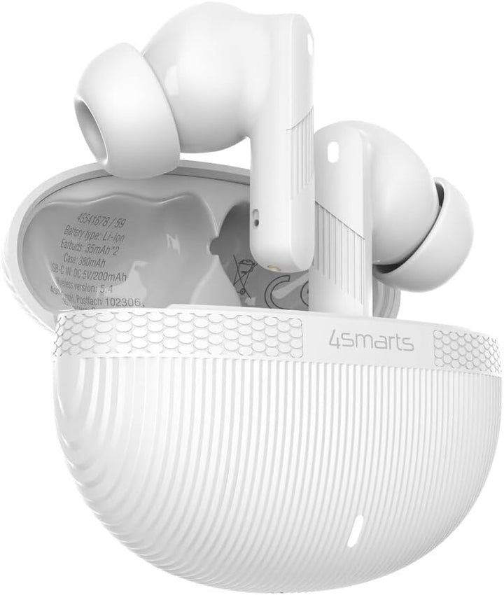 4smarts Wireless Headset SkyBuds Pro ANC, weiss