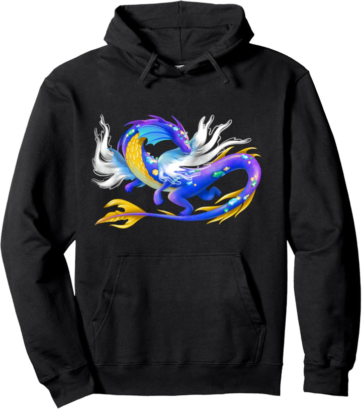 Magischer Niedlicher Drache: Unisex Fantasy Design Geschenk Pullover Hoodie