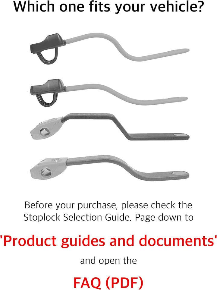 Stoplock Pro Lenkrad-Wegfahrsperre HG 149-00 - Diebstahlsicherung für Pkw und andere