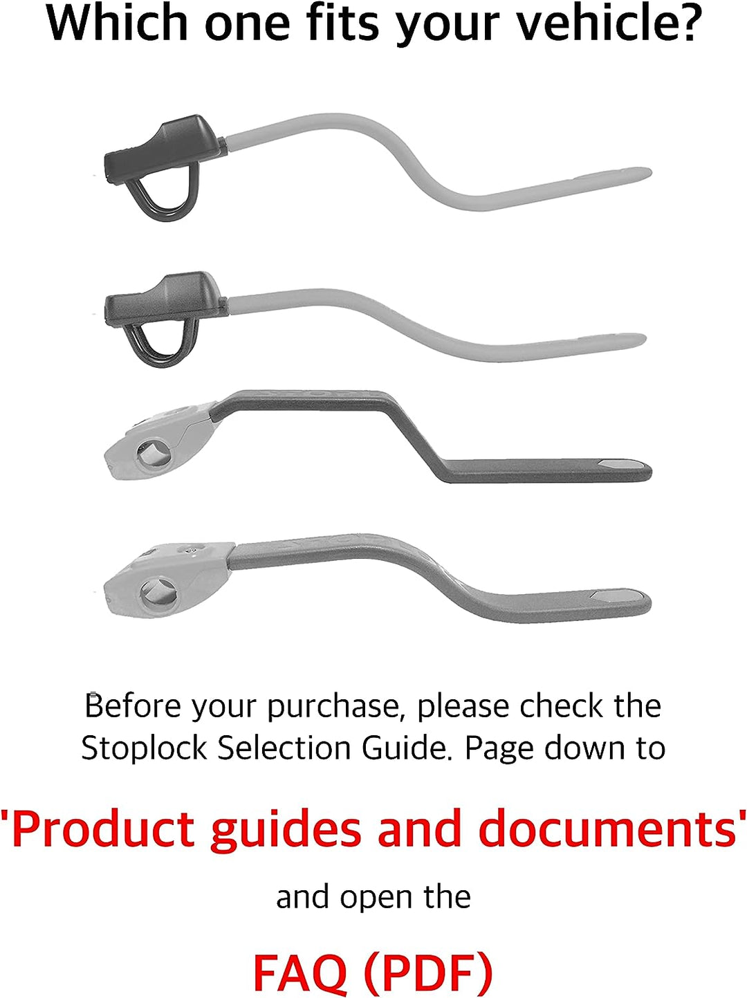 Stoplock Pro Elite Steering Wheel Lock Wegfahrsperren schwarz /, Pro Elite