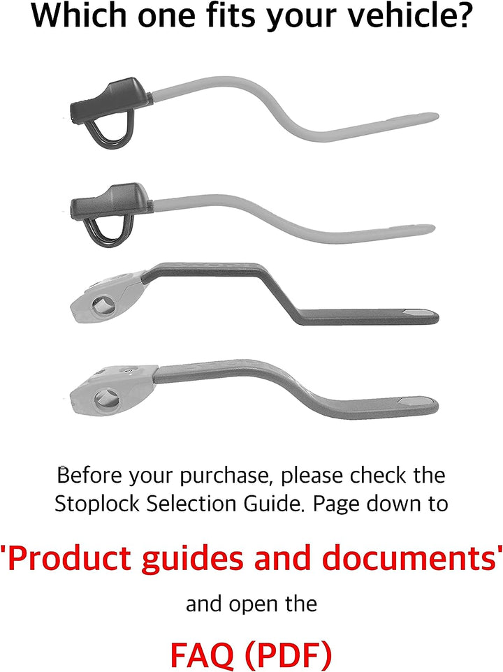 Stoplock Pro Elite Steering Wheel Lock Wegfahrsperren schwarz /, Pro Elite