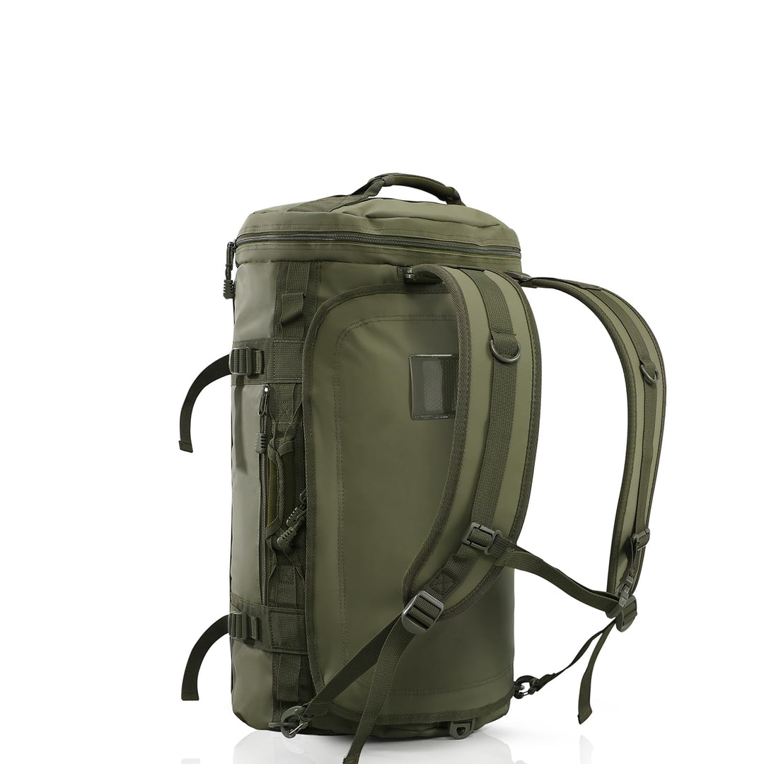 Haimont Grosse Sporttasche Convertible Reisetasche Duffel mit Schuhfach, 45L | 45/60/90L Grössen, He