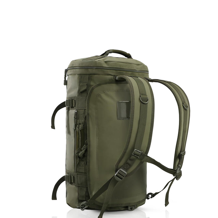 Haimont Grosse Sporttasche Convertible Reisetasche Duffel mit Schuhfach, 45L | 45/60/90L Grössen, He
