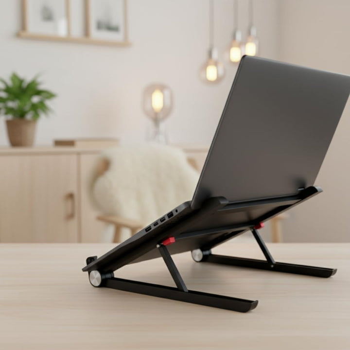 Laptopständer höhenverstellbar & faltbar – ergonomischer Notebookständer für Schreibtisch und Homeof