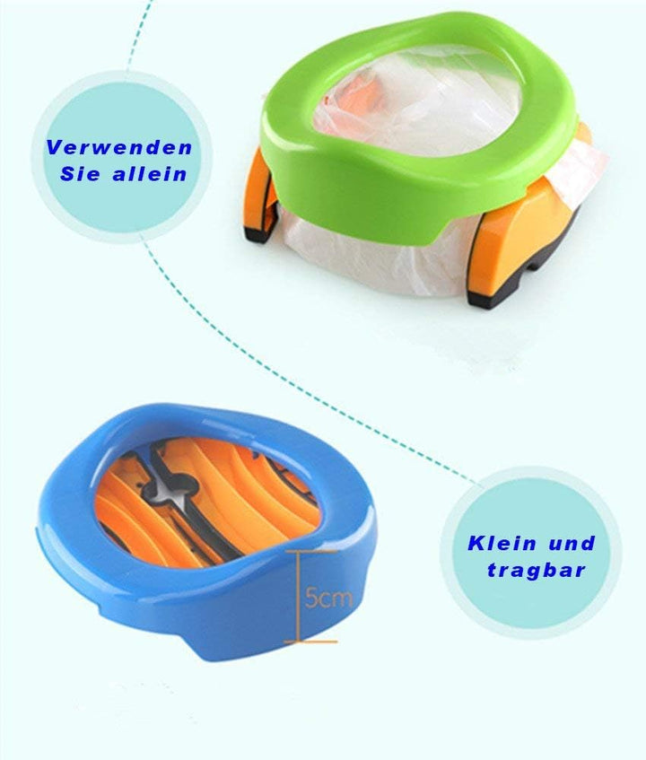 Faltbare Toilettensitze für Kinder/Baby, Tragbarer Reise WC Sitz, kinder-toilettensitz mit anti-ruts