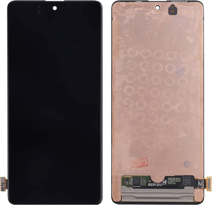 swark AMOLED Kompatibel mit Samsung Galaxy M51 SM-M515F, SM-M515F/DSN (Schwarz ohne Rahmen) LCD Disp